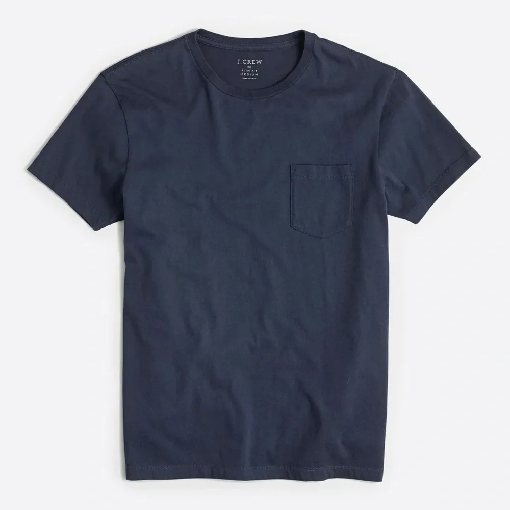 NWOT Men’s J Crew Slim Washed Jersey Pocket Tee